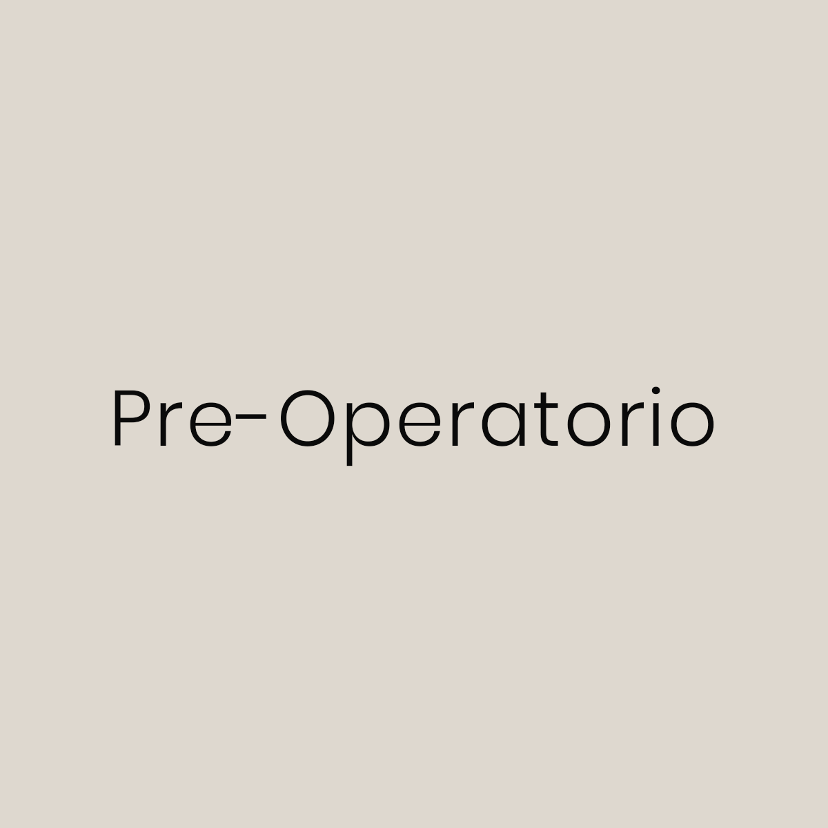 Programa de Caldo de Huesos Pre-Operatorio