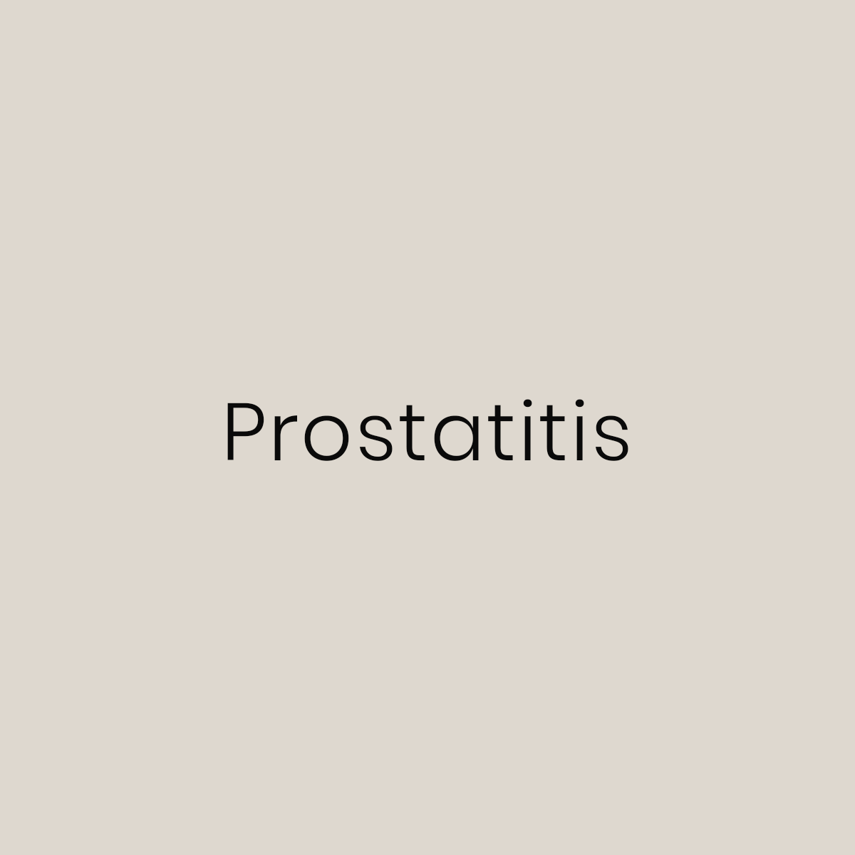 Programa de Caldo de Huesos Prostatitis