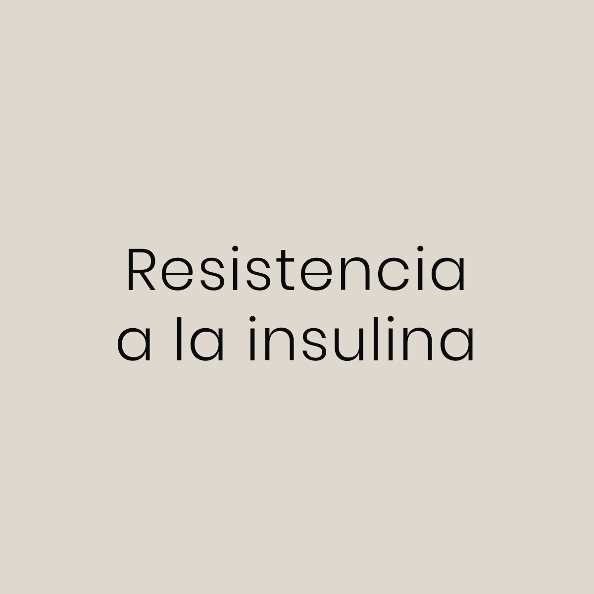 Programa de Caldo de Huesos Resistencia a la insulina
