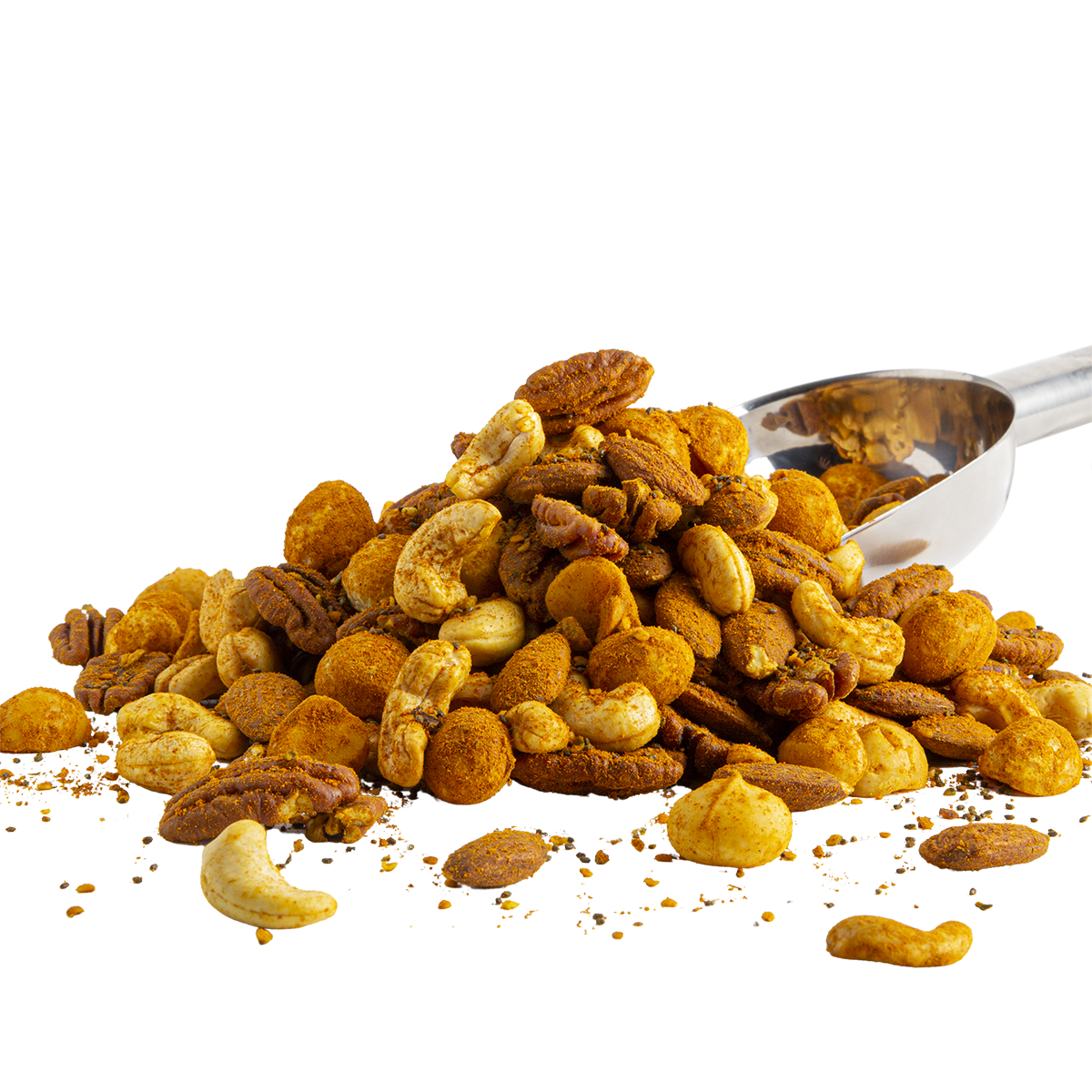 Nueces con semillas y cúrcuma