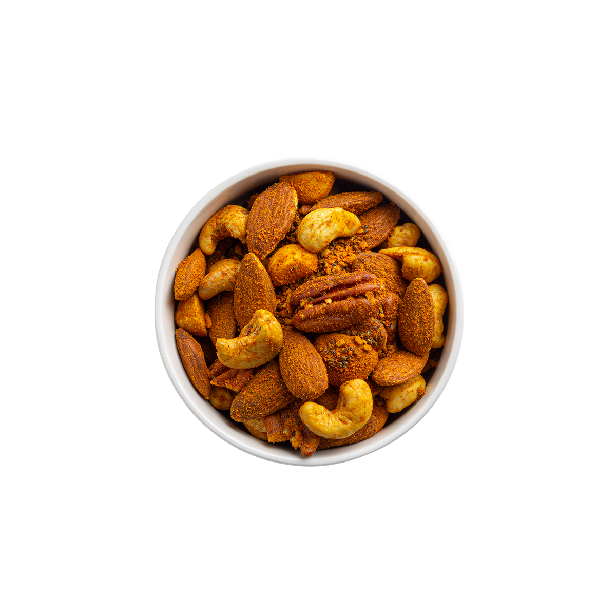 Nueces con semillas y cúrcuma