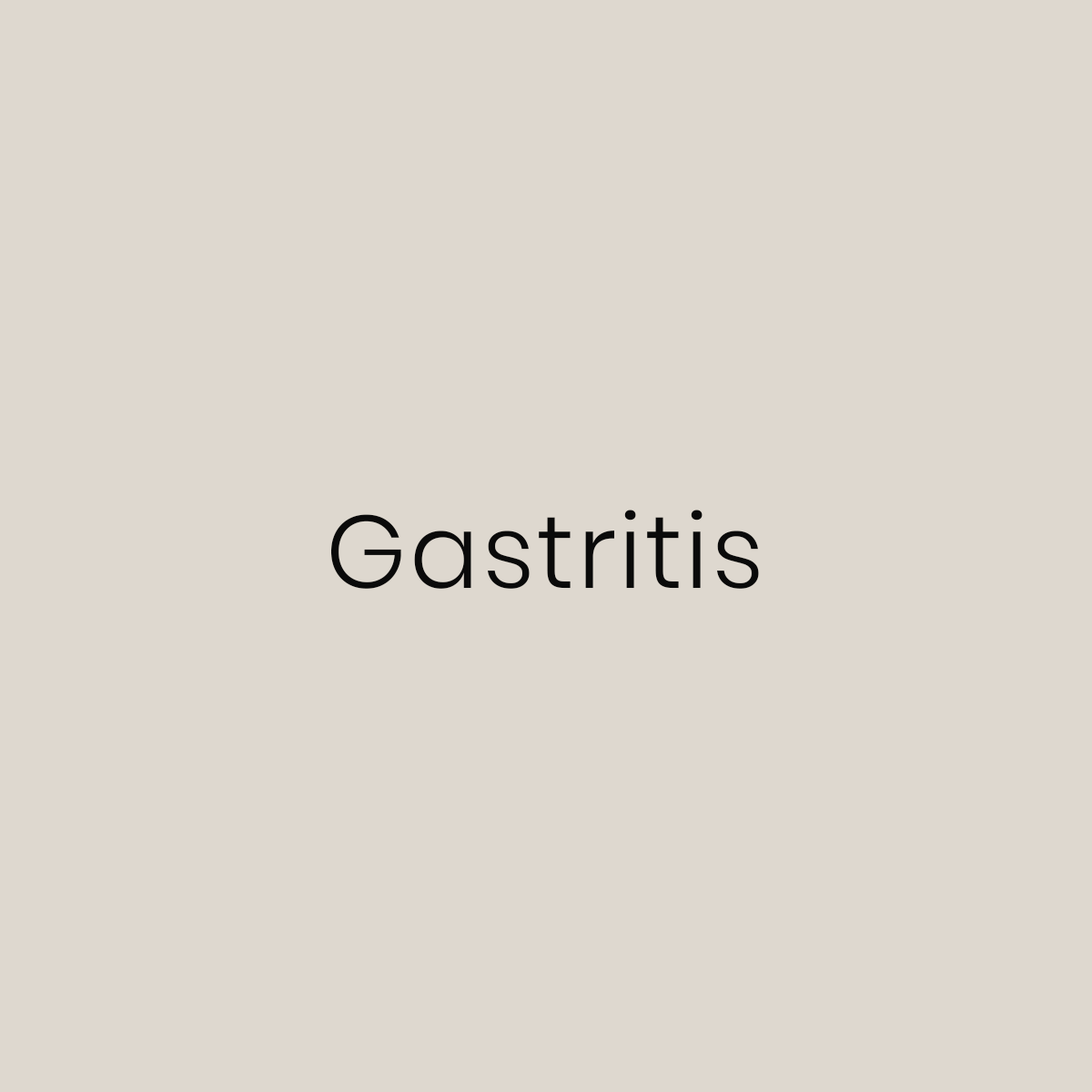 Programa Kaldos Gastritis