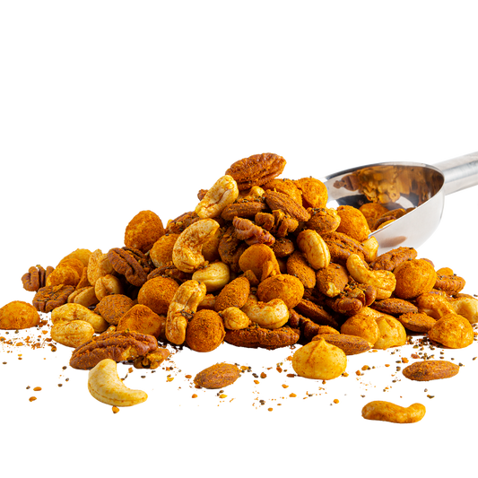 Nueces con semillas y cúrcuma