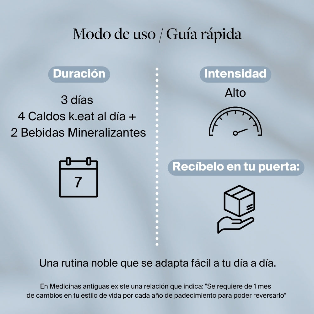 Programa Ayuno | con Caldo de Huesos