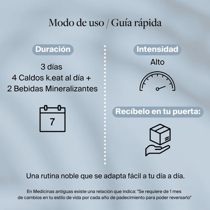 Programa Ayuno | con Caldo de Huesos