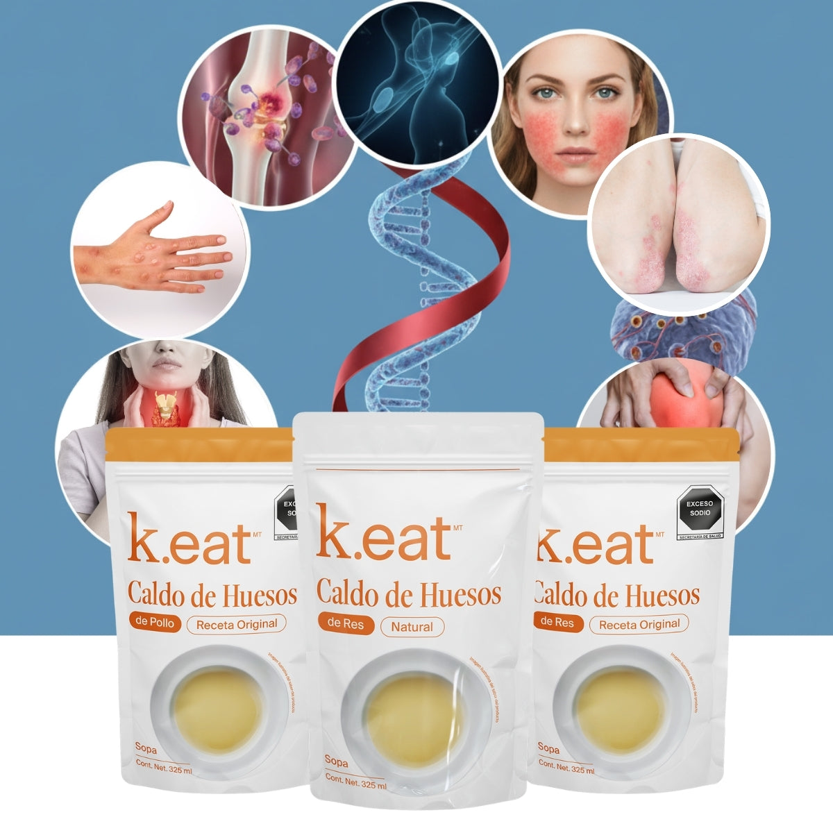 Programa de Caldo de hueso para Padecimientos Autoinmunes