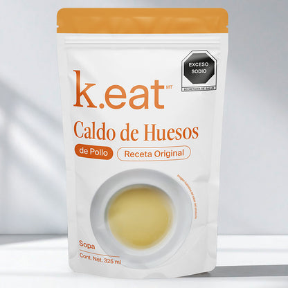 Caldo de Huesos de Pollo - Receta Original