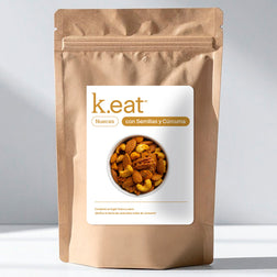 Nueces con semillas y cúrcuma