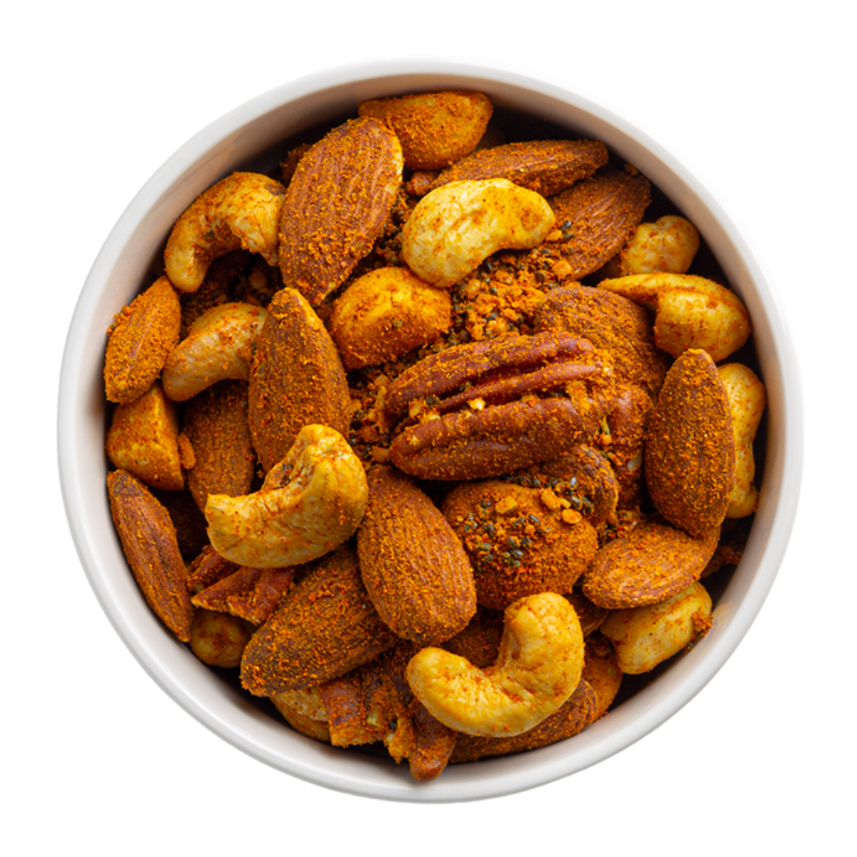 Nueces con semillas y cúrcuma