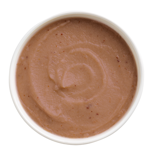 Puré de manzana, jamaica y arándano