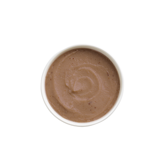 Puré de manzana, jamaica y arándano