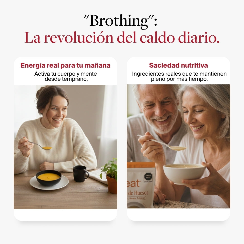 Caldo de Huesos de Res con Betabel y Apio