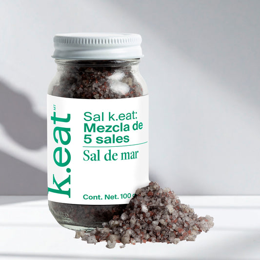 Sal k.eat: mezcla de 5 sales (frasco)