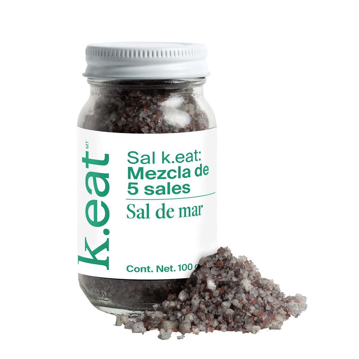 Sal k.eat: mezcla de 5 sales (frasco)