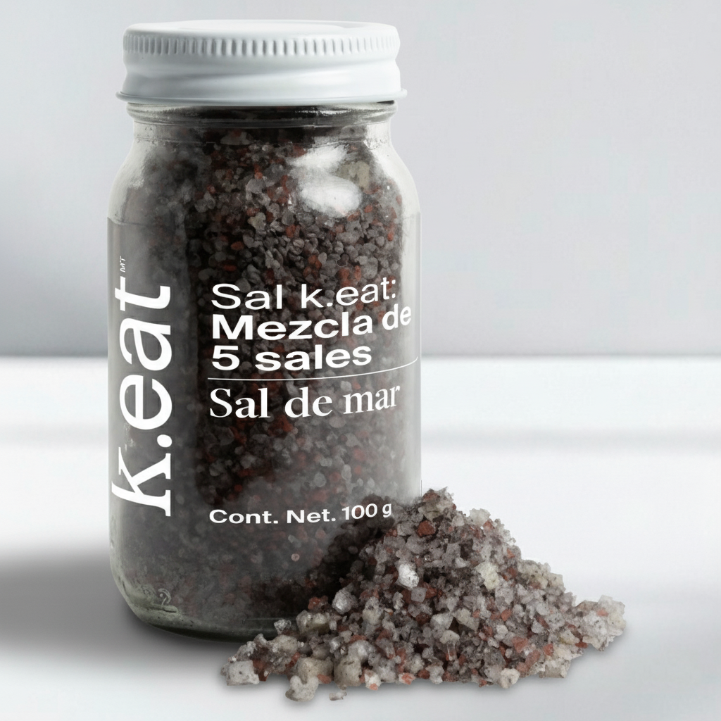 Sal k.eat: mezcla de 5 sales (frasco)