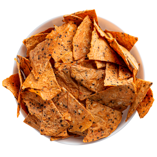 Totopos de yuca con chipotle