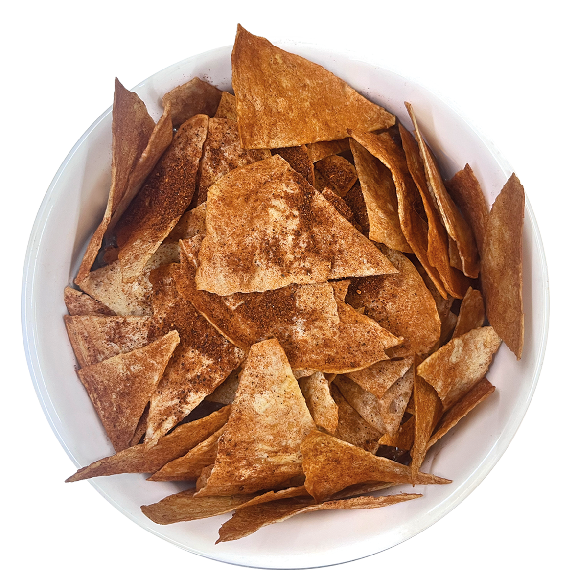 Totopos de yuca con limón y chile
