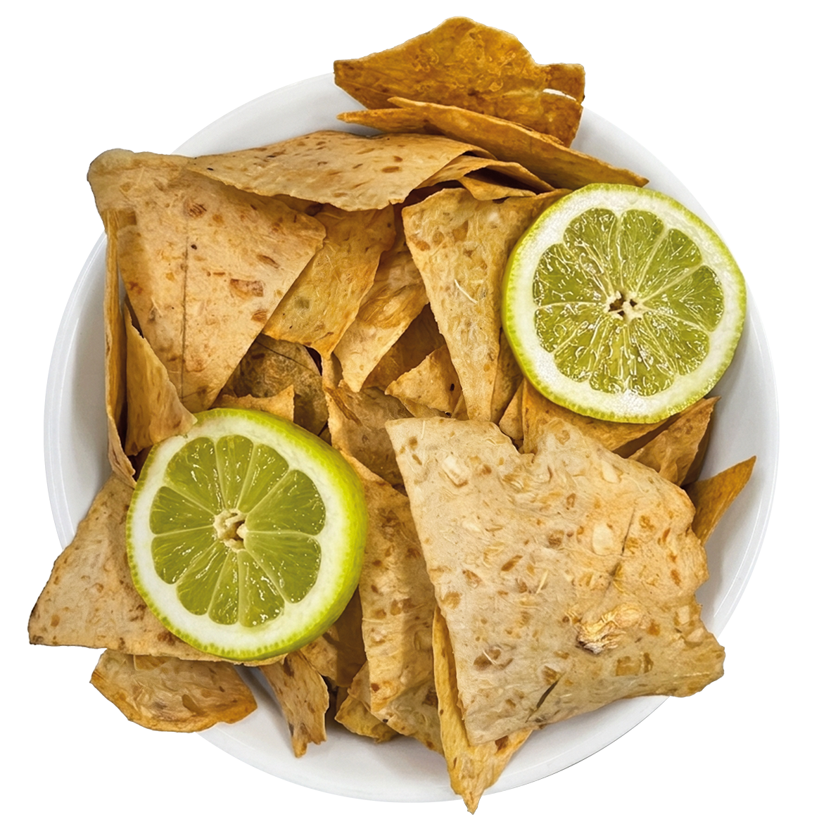 Totopos de yuca con limón