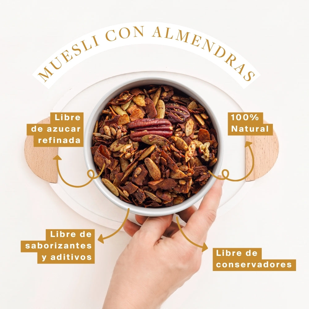 Muesli con almendras