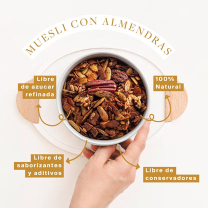 Muesli con almendras