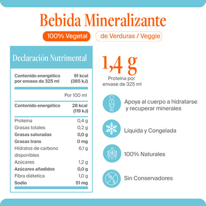 Bebida Mineralizante / Veggie