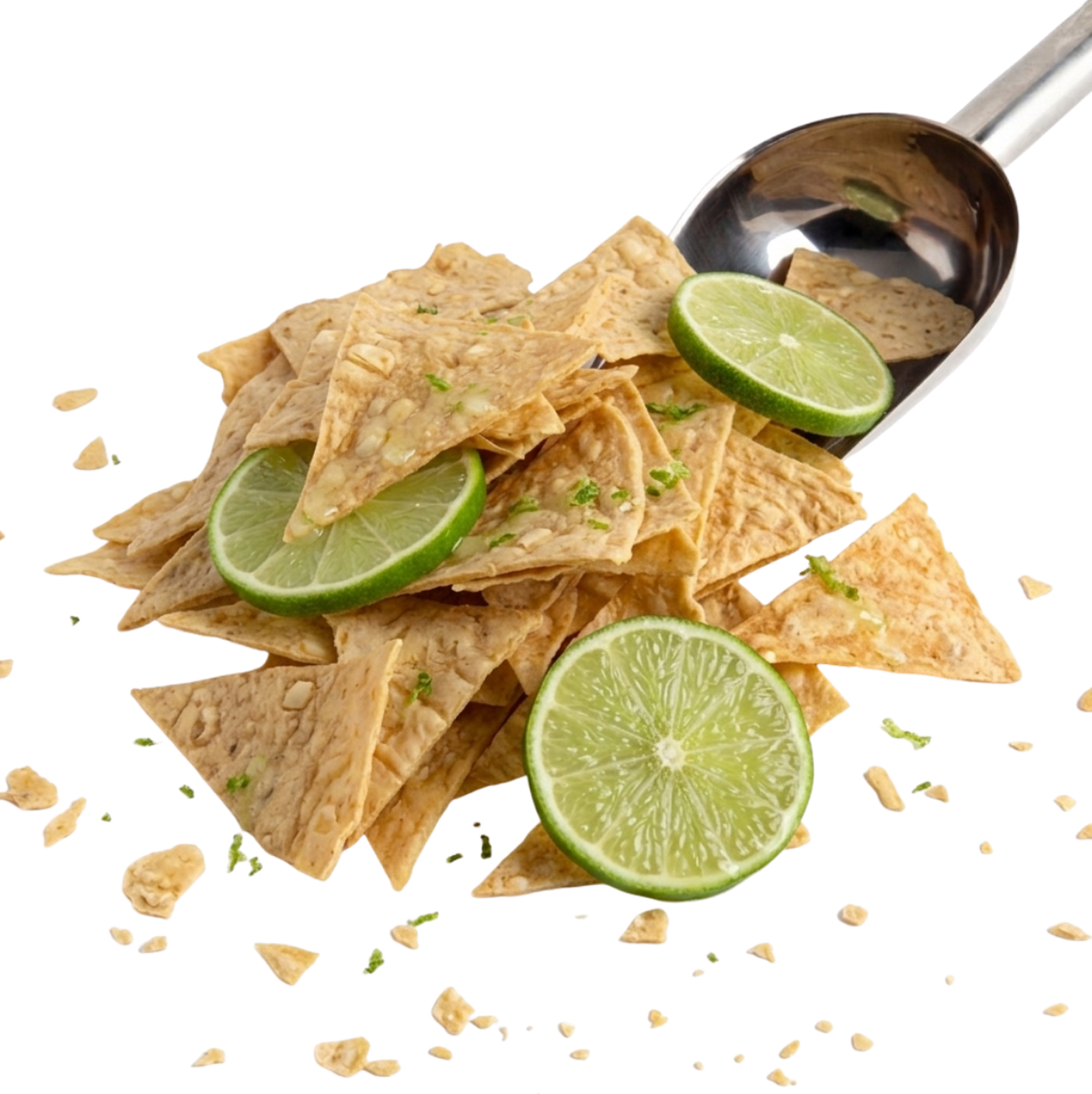 Totopos de yuca con limón