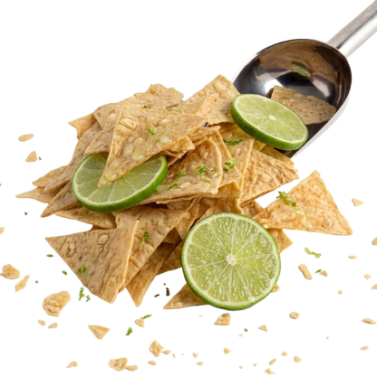 Totopos de yuca con limón